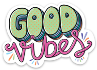 Good Vibes Sticker