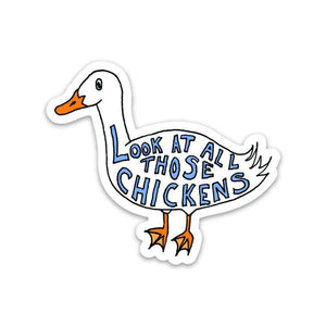 look at all those chickens