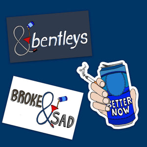 Beerbongs inspired sticker pack